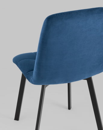 Стул Оливер Скуаре велюр Синий / Oliver Square_6